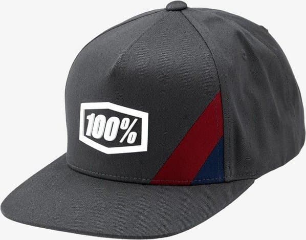 100% Cap 100% CORNERSTONE Snapback hattu teräs (UUSI)