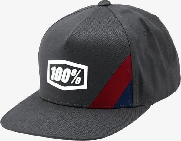 100% Cap 100% CORNERSTONE Snapback hattu teräs (UUSI)