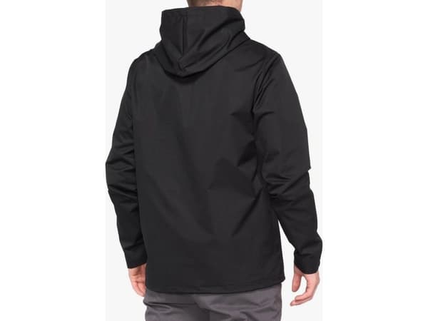 100% Men's Jacket 100% APACHE Hooded Snap Jacket size. L (NEW)