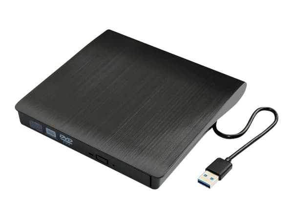 CoreParts - Platestasjon - DVD-RW - 8x - USB 3.2 Gen 1 - ekstern - sølv