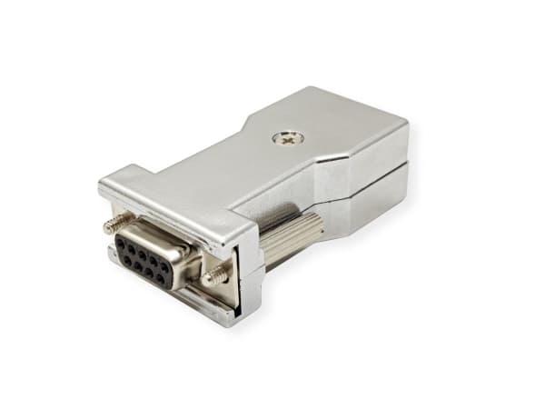 ROLINE Adapter DB9 (F) / RJ45 (F) 8P/8C 8Ltg, DB 9, RJ45, Grå
