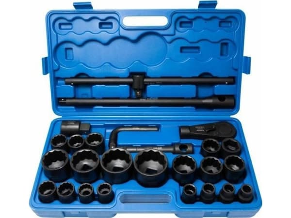 Rockforce Wmc ROCKFORCE SLAGNØKKELSETT 26 stk. 3/4" - 1" 12 VINKLER.