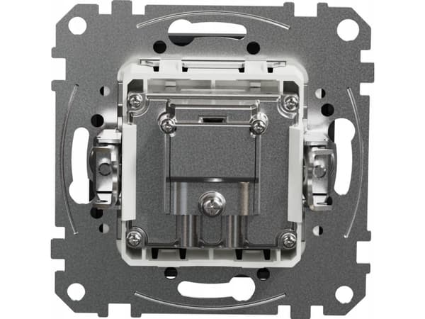 Schneider Electric, Sedna Design i Elements, R/TV/SAT-uttak (4dB), svart antrasitt, SDD114481