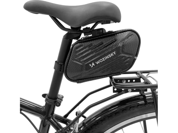 Wozinsky sykkelseteveske 1,5l vanntett bag svart (WBB27BK)