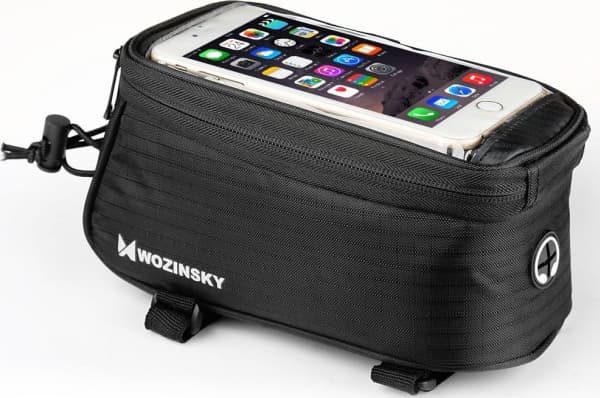 Wozinsky Bicycle Frame Bag Phone Cover Up To 6.5 Inch 1.5L Black (wbb2bk)