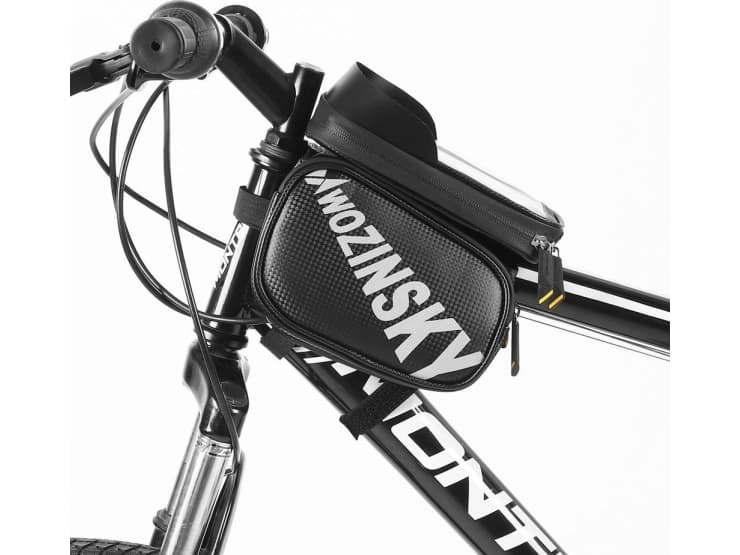 Wozinsky Wozinsky Bike Frame Bag + Detachable Phone Holder Black (WBB21BK) () - 63972-uniw