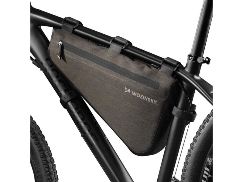 Wozinsky Wozinsky bicycle bag for bicycle frame 8L gray (WBB15BK) () - 63966-uniw