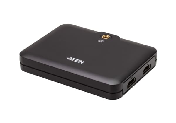ATEN UC3021, Sort, USB 3.2 Gen 1 (3.1 Gen 1), Plast, 2160p60, 1080p60, 720p60, 480p60, 60 fps, 480p,720p,1080p,2160p
