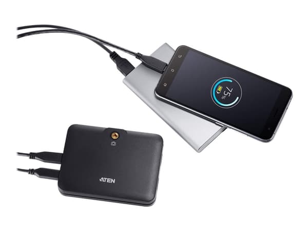 ATEN UC3021, Sort, USB 3.2 Gen 1 (3.1 Gen 1), Plast, 2160p60, 1080p60, 720p60, 480p60, 60 fps, 480p,720p,1080p,2160p