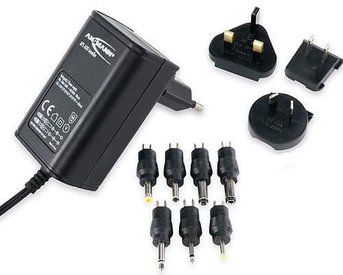 Ansmann APS 600 Traveller, universaali, sisätiloissa, 100-240 V, 50/60 Hz, 7,2 W, AC-to-DC musta