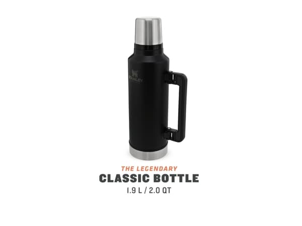 Stanley 10-07934-004, 1,9 L, Musta, Ruostumaton teräs, 45 h, 48 h, Telttailu