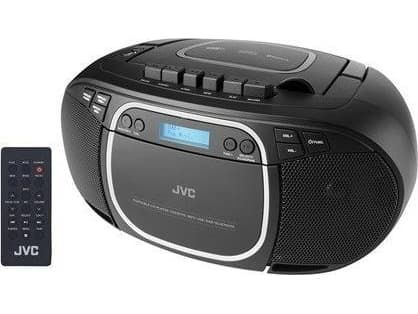 JVC RC-E561B-DAB, 1,7 kg, Sort, Bærbar CD-spiller