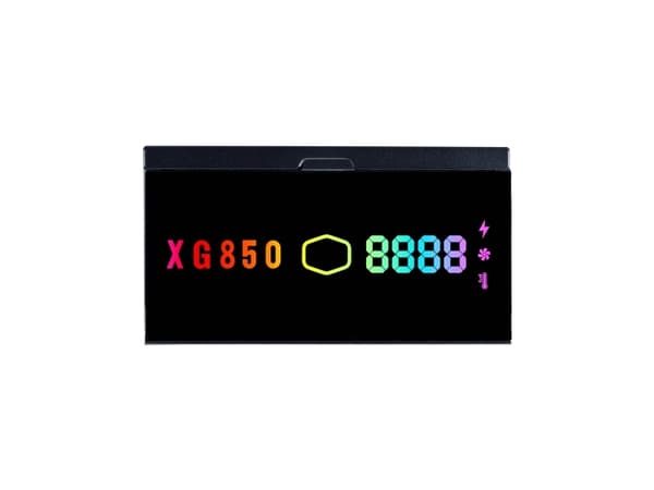 Cooler Master XG850 Plus - Strømforsyning (intern) - ATX12V 2.53 / EPS12V - 80 PLUS Platinum - AC 90-264 V - 850 watt - aktiv PFC - Europa