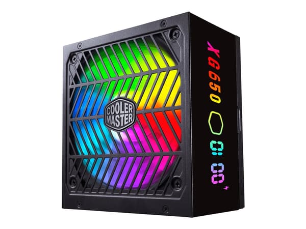 Cooler Master XG650 PLUS PLATINUM - Strømforsyning (intern) - ATX12V 2.53 / EPS12V - 80 PLUS Platinum - AC 100-240 V - 650 watt - aktiv PFC - Europa