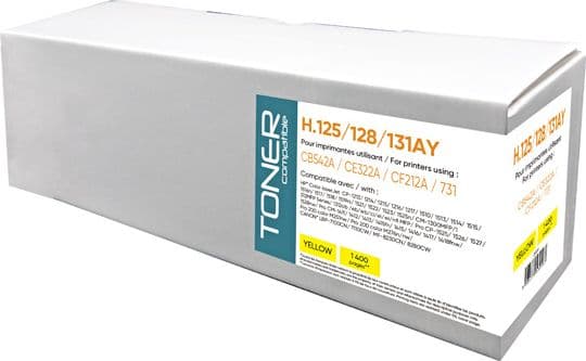 Compatible HP Yellow Toner Cartridge 125A (CHPCB542AXN3)