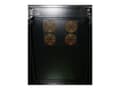Miniatyrbild 4 av 5: Extralink - Rack skåp - 800x800 mm - golvstående - svart - 37U - 19"