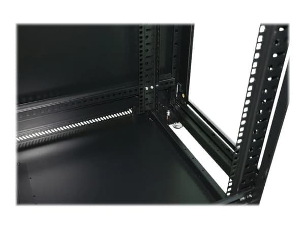 Extralink - Rack skåp - 800x800 mm - golvstående - svart - 37U - 19"