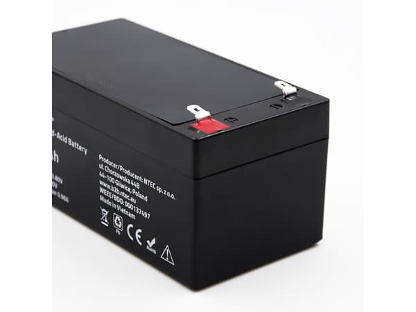 Qoltec 53065, Sealed Lead Acid (VRLA), 12 V, 1 kpl, Musta, 3,3 ah, 10 vuosi/vuosia