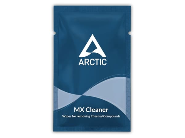 ARCTIC MX Cleaner, Rengöringsmedel för termiskt fett, CPU, Kylfläns, 40 styck, 52 mm, 147 mm, 82 mm