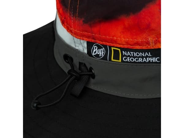 Buff 128591.999.20.00, Aikuinen, Unisex, Hattu, Musta, Punainen, S/M, Aurinkohattu