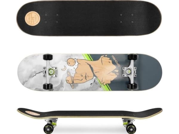Spokey skateboard SKULL PRO skateboard