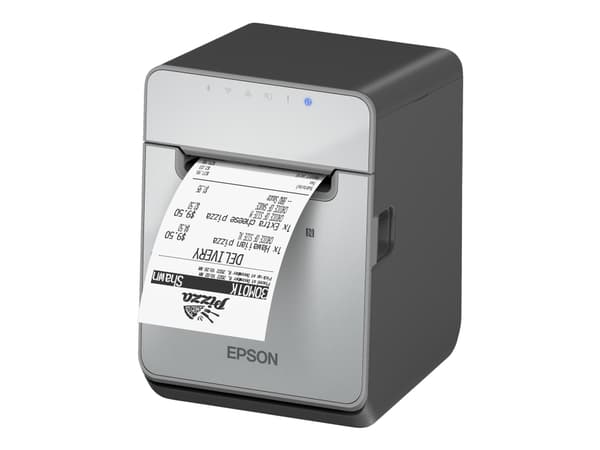 Epson TM-L100 (111), Suoralämpö, 203 x 203 DPI, Langallinen, Musta, Harmaa
