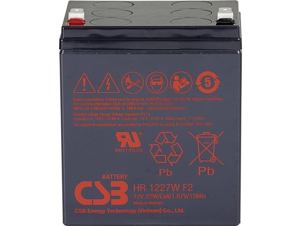 CSB CSB Battery HR1227WF2 27W @ 15min 6.5Ah 3-5 years