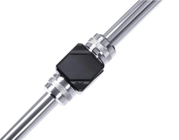 Alphacool 17555, Lämpötilatunnistin, Asetaali, Musta, 1/4", 125 °C, -40 °C
