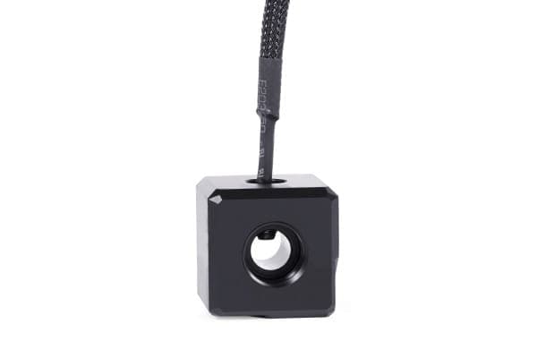 Alphacool 17555, Lämpötilatunnistin, Asetaali, Musta, 1/4", 125 °C, -40 °C