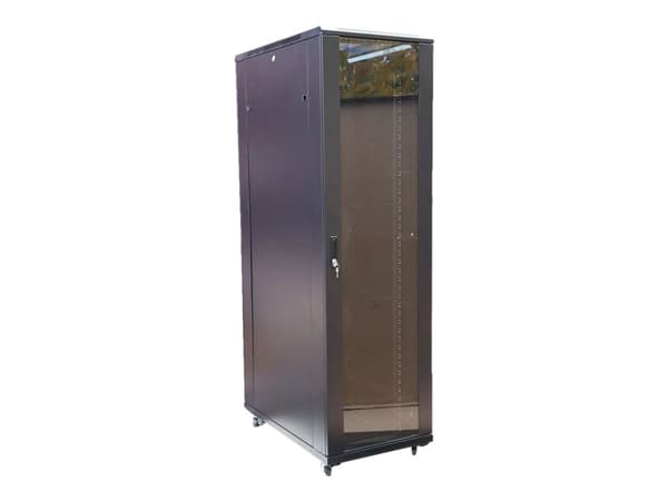 Extralink - Rack skåp - 800x800 mm - golvstående - svart - 42U - 19"