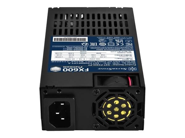 SilverStone Flex ATX FX600 Platinum - Strømforsyning (intern) - 600 watt