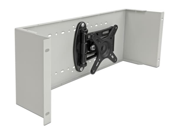 Delock - Monteringskomponent (leddarm) - for LCD-skjerm - metall - grå - vognmonterbar