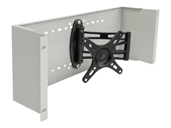 Delock - Monteringskomponent (leddarm) - for LCD-skjerm - metall - grå - vognmonterbar