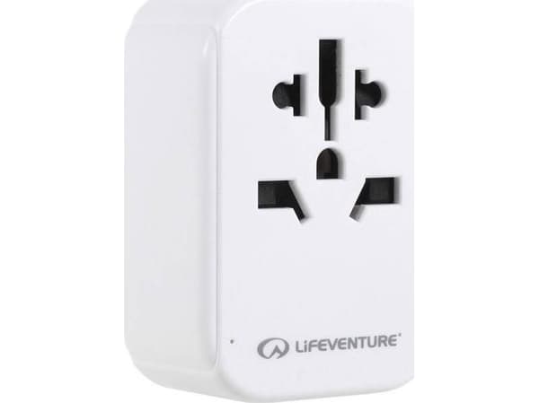 Lifeventure ADAPTER PODRÓŻNY USB / USB C LIFEVENTURE WORLD TO US TRAVEL