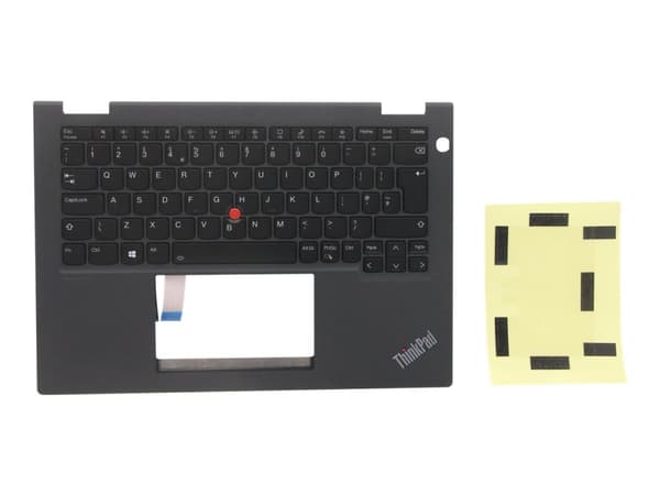 Primax - Ersättningstangentbord för bärbar dator - brittisk - för ThinkPad X13 Yoga Gen 2 20W8, 20W9