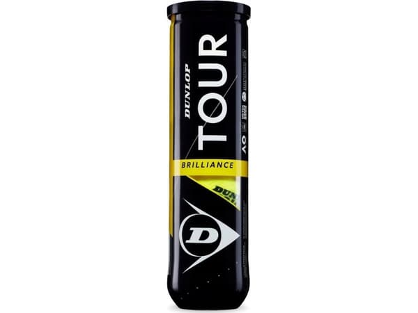 Dunlop Tennis balls Dunlop TOUR BRILLIANCE UpperMid 4-tube ITF