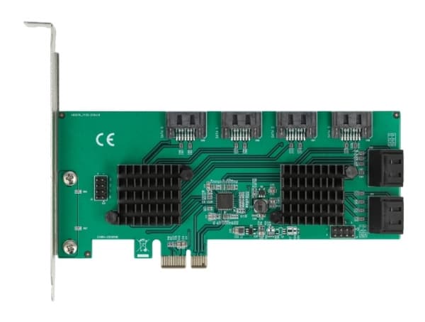 Delock - Lagringskontroller - SATA 6 Gb/s - lav profil - PCIe 2.0 x1