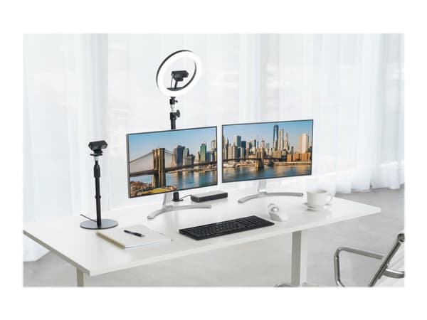 Kensington A1010 - Ställ - teleskopisk - för mikrofon/webbkamera/ljus - 3/8" skruvfäste - skrivbord - för Kensington ProVC Bundle