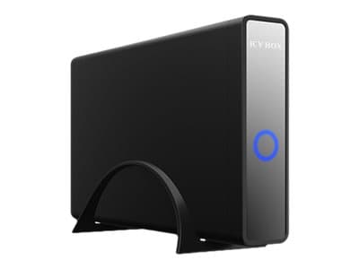 ICY BOX IB-382H-C31 - Lagringspakke - 2,5", 3,5" - SATA 6 Gb/s - USB 3.2 (Gen 2) - svart