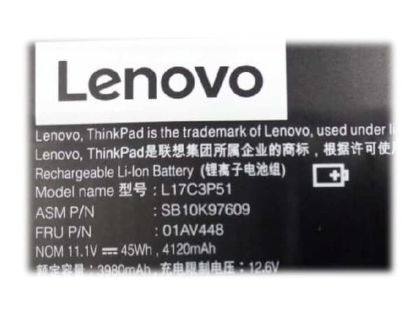 Celxpert - Batteri för bärbar dator - litiumjon - 3-cells - 45 Wh - FRU - för ThinkPad E480 20KN, 20KQ