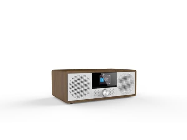 DENVER MIR-270DW - Mikrosystem - 2 x 10 watt - mørkt tre