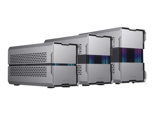 Phanteks Evolv Shift XT - SFF - mini ITX - ingen strömförsörjning (SFX12V/SFX-L12V) - galaxsilver - USB Silver