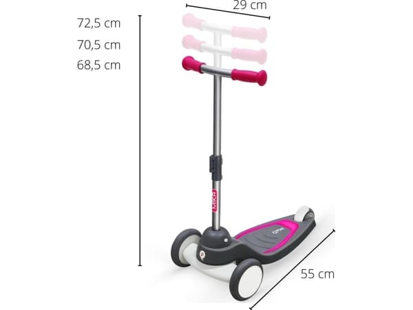 Qplay skootteri Mika Pink Pink Pink (4097)