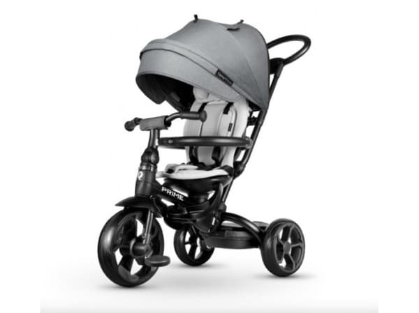 Qplay kolmipyöräinen polkupyörä New Prime Harmaa