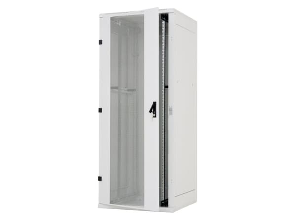 Triton Vapaasti seisova kaappi RMA 600x600 42U vasen ovi, Fritstående reol, 400 kg, Grå