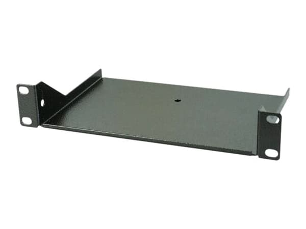 Lanview - Rack-hylle - 150 mm - svart - 1U - 10"