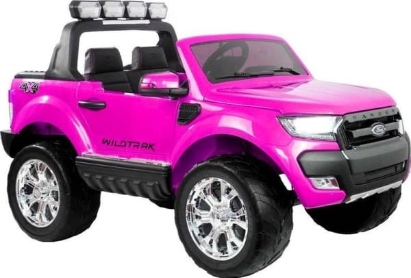 LEANToys Auto On Battery Ford Ranger Pink 4x4