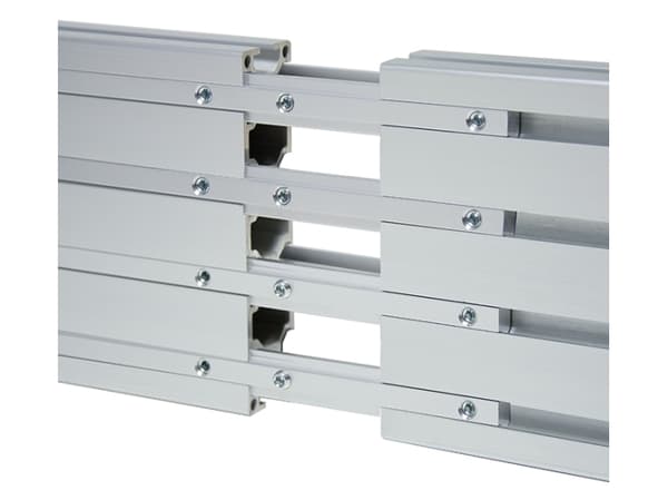 B-TECH BT8390 - Monteringskomponent (horizontal mounting rail) - för platt panel/AV-utrustning - aluminium - svart - väggmonterbar, stångmontering, k