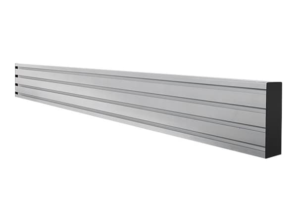 B-TECH BT8390 - Monteringskomponent (horizontal mounting rail) - för platt panel/AV-utrustning - aluminium - svart - väggmonterbar, stångmontering, k