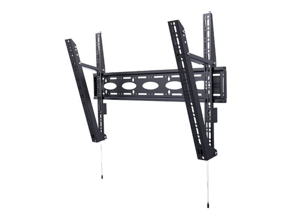 B-TECH BT9910 - Monteringssett (heavy duty mount) - tipping - for LCD-skjerm - XL - svart - skjermstørrelse: 65"-100" - monteringsgrensesnitt: inntil Sort